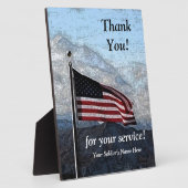 軍隊サンキュープラーク フォトプラーク (側面)