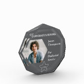 軍隊サービス賞受賞者の記念 フォトブロック (左)