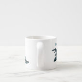 軍隊ジェット飛行機漫画 エスプレッソカップ (裏面)