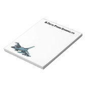 軍隊ジェット飛行機漫画 ノートパッド (回転)
