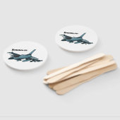 軍隊ジェット飛行機漫画 ハンドファン (組立なし)