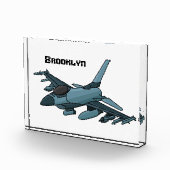 軍隊ジェット飛行機漫画 フォトブロック (右)