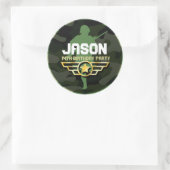 軍隊スタイルパーティーシール ラウンドシール (バッグ)