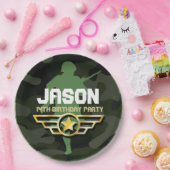 軍隊スタイルパーティー紙パーティープレート ペーパープレート (パーティー)