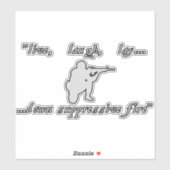 軍隊スタイルライブ笑いラブパロディ シール (シート)