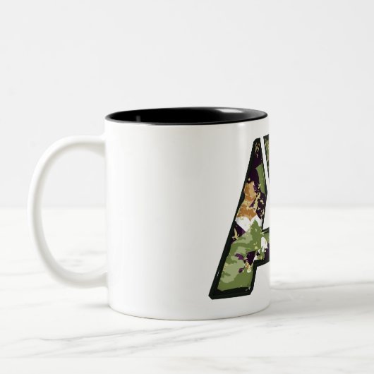 軍隊スタイル状 ツートーンマグカップ (左)