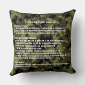 軍隊スタイル睡眠装置 クッション (裏面)