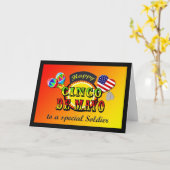 軍隊ソルジャーシンコデマヨカード カード (黄色い花)