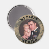 軍隊ソルジャーマイダディーマイヒーローフォトフレーム マグネット (正面/裏面)