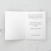 軍隊ソンバレンタインデーカード シーズンカード (内部)