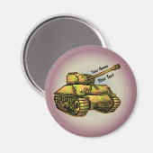 軍隊タンクマグネット マグネット (正面/裏面)