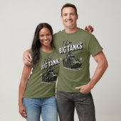 軍隊タンクTシャツI Like Big Tanks第2次世界大戦タンク Tシャツ (ユニセックス)