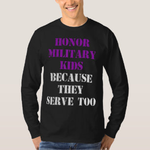 軍隊チャイルドカンプルアップオナー Tシャツ