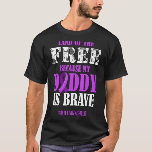 軍隊チャイルド月紫アップランド Tシャツ (正面)