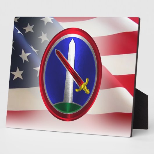 軍隊ディストリクトワシントン フォトプラーク (側面)