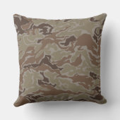 軍隊デザートサンド迷彩柄装飾用クッション クッション (裏面)