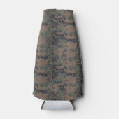 軍隊デジタルウッドランドパターン ボトルクーラー (正面)