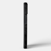 軍隊ドッグタグと手のプリントを革に Case-Mate iPhoneケース (裏面 / 右)