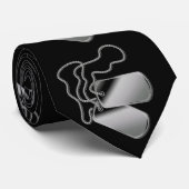 軍隊ドッグタグタイ ネクタイ (ロール)