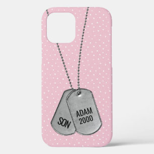 軍隊ドッグタグ水玉模様Case-Mate iPhone C 12ケース
