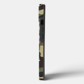 軍隊ドッグタグ、ポープリント付き迷彩柄 Case-Mate iPhoneケース (裏面 / 左)