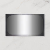 軍隊ドッグラベルフェイクメタル名刺 名刺 (裏面)