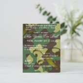 軍隊ニューイーブボール招待状 招待状 (スタンド正面)