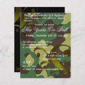 軍隊ニューイーブボール招待状 招待状 (正面/裏面)