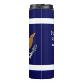 軍隊ネイビー防衛エンブレムパーソナライズ熱T タンブラー (裏面)