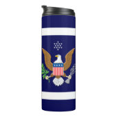 軍隊ネイビー防衛エンブレムパーソナライズ熱T タンブラー (回転右)