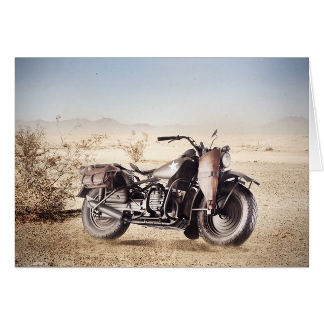 軍隊バイク (正面横)