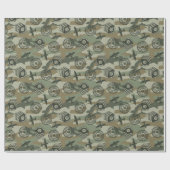 軍隊バッジ ラッピングペーパー (フラット)