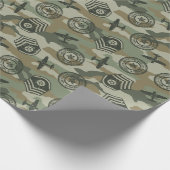 軍隊バッジ ラッピングペーパー (角)