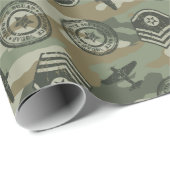 軍隊バッジ ラッピングペーパー (ロールコーナー)