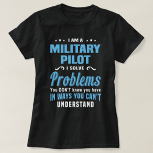 軍隊パイロット Tシャツ