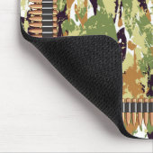 軍隊パターン(行頭付き) マウスパッド (コーナー)