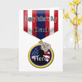 軍隊パパ カード (黄色い花)