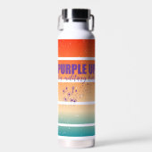 軍隊パープルアップ軍隊キッズ ウォーターボトル (正面)