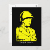 軍隊ヒーロジェネラルパトン ポストカード (正面/裏面)