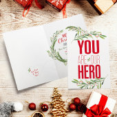 軍隊ヒーローエアフォースファミリーメリークリスマス カード