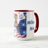 軍隊ヒーローワイマラーコーヒーマグ マグカップ (正面右)