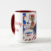 軍隊ヒーローワイマラーコーヒーマグ マグカップ (正面左)