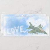 軍隊ファイタージェットラブジェットストリーム結婚ズ セーブザデート (正面/裏面)