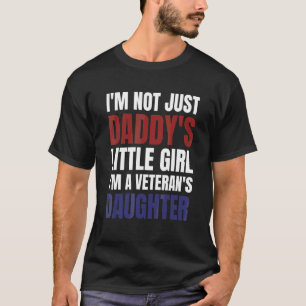 軍隊ファミリー退役軍人ガールキッズ私は退役軍人 Tシャツ