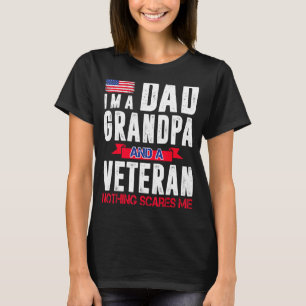 軍隊ファミリー退役軍人私はパパグランドパとA V Tシャツ