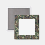 軍隊フォレスト迷彩背景 マグネット (正面/裏面)