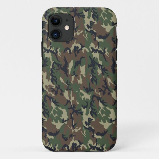 軍隊フォレスト迷彩背景 Case-Mate iPhoneケース (裏面)