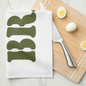 軍隊ブラット キッチンタオル (四つ折り)