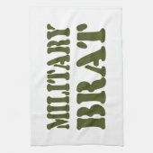 軍隊ブラット キッチンタオル (縦)