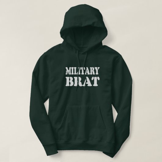 軍隊ブラット パーカ (デザイン正面)